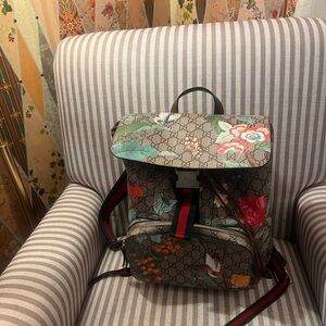Gucci Multicolor Floral Backpack